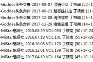 御女郎丁筱南作品19套图3.62G优质珍藏